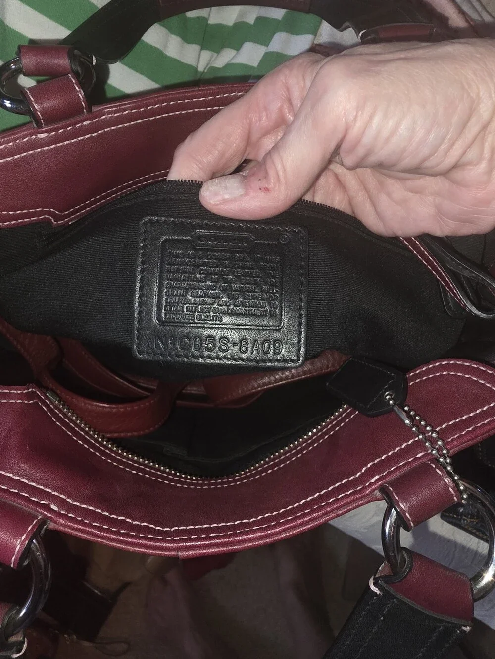 Coach BURGANDY RED SOHO POCKET SATCHEL Y2K IN NEAR NEW CONDITION